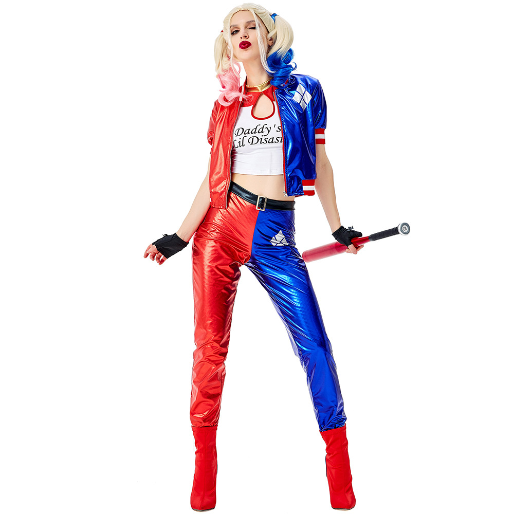 Anime Harley Quinn Cosplay - Kızlar İntihar Harley Cosplay Kostümleri Joker