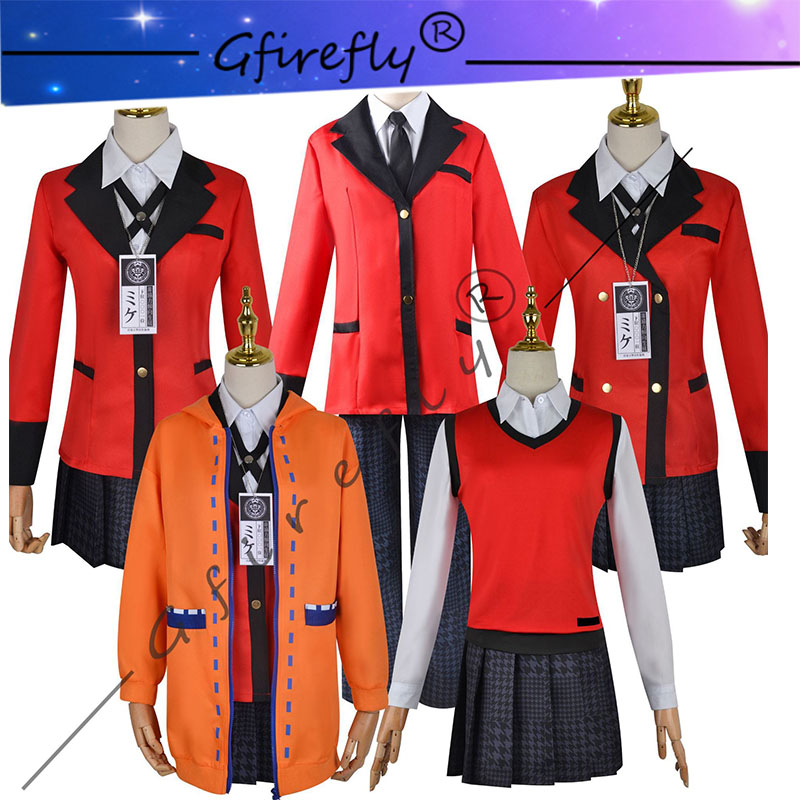 Anime Cosplay Kakegurui - Kakegurui Cosplay Kostüm Jyabami Yumeko Momobami