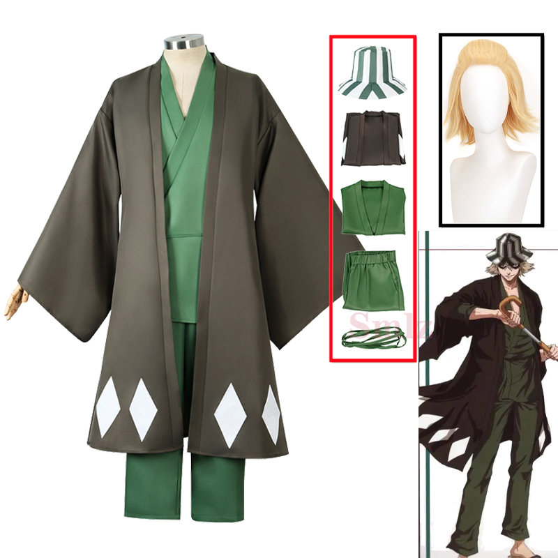 Bleach Captain Coat - Urahara Kisuke Cosplay Anime Bleach Cosplay