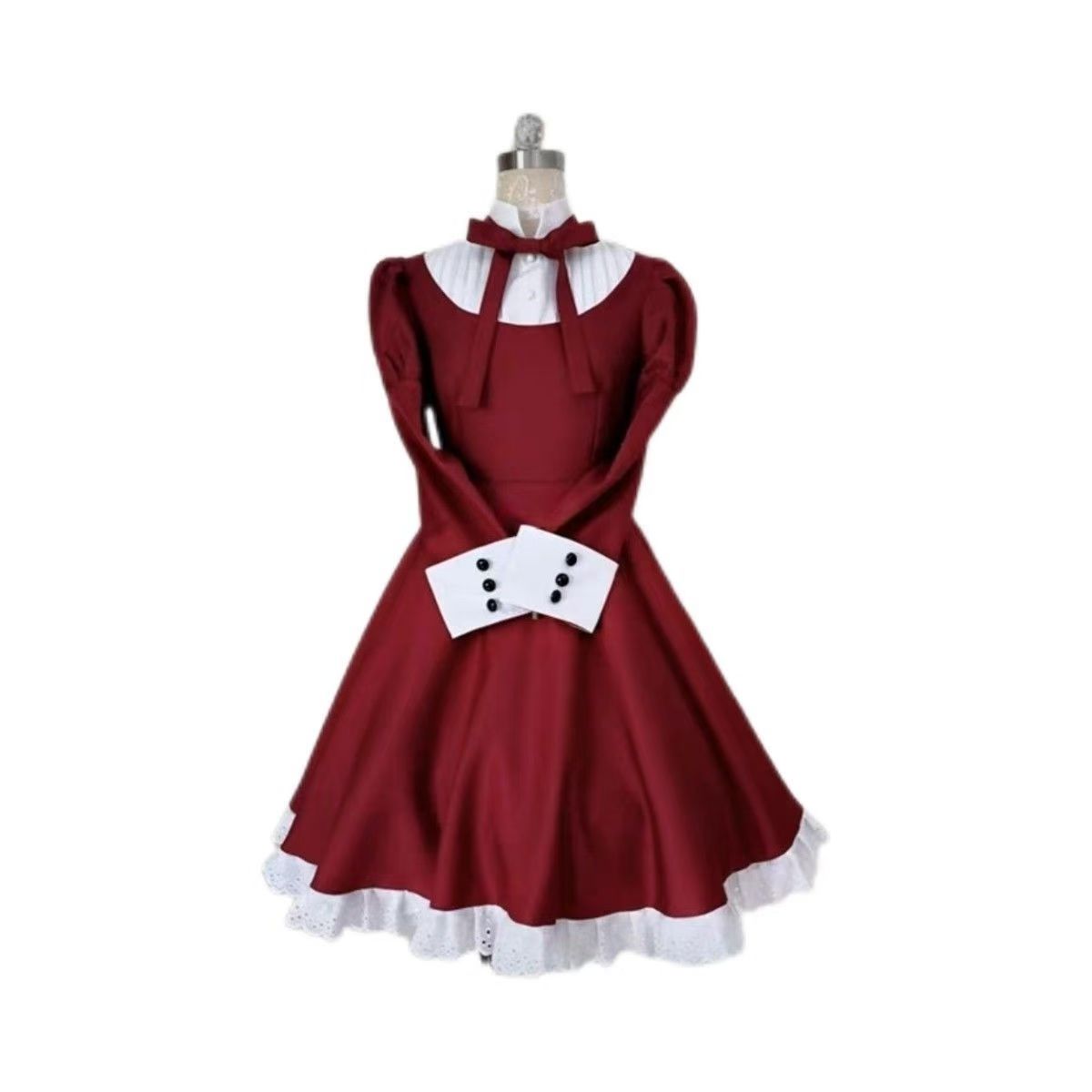 Anime Cosplay Maid - Liechtenstein Hetalia Hizmetçi Cosplay Seti -
