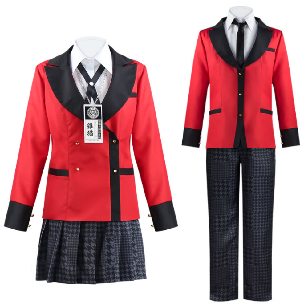 Anime Cosplay Kakegurui - Anime Kakegurui Jabami Yumeko Cosplay Kostümü,