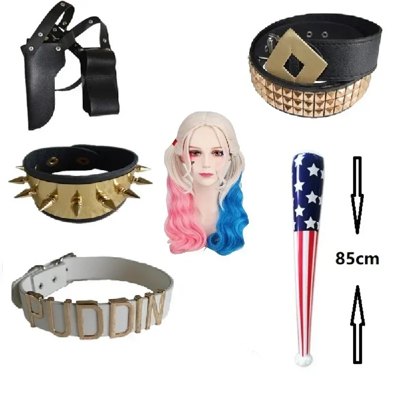 Anime Harley Quinn Cosplay - Zelfmoord Cosplay Squinn canavar Armband Riem