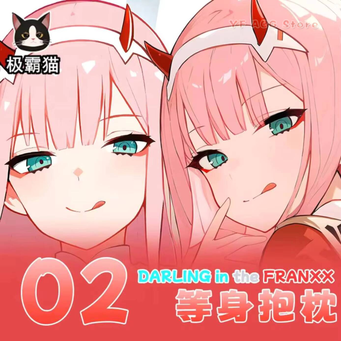 Anime Cosplay Zero Two - Dakimakura Anime DARG In Acg Yastık
