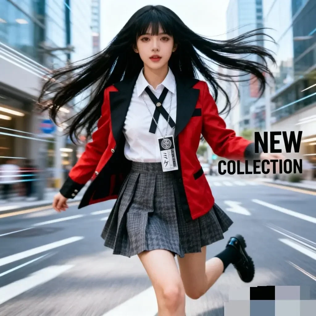 Anime Cosplay Kakegurui - Anime Kakegurui Jabami Yumeko Cosplay Kostümü