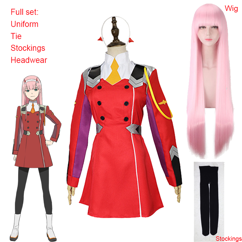 Anime Cosplay Zero Two - Anime 02 elbiseler sevgilim FRANXX içinde