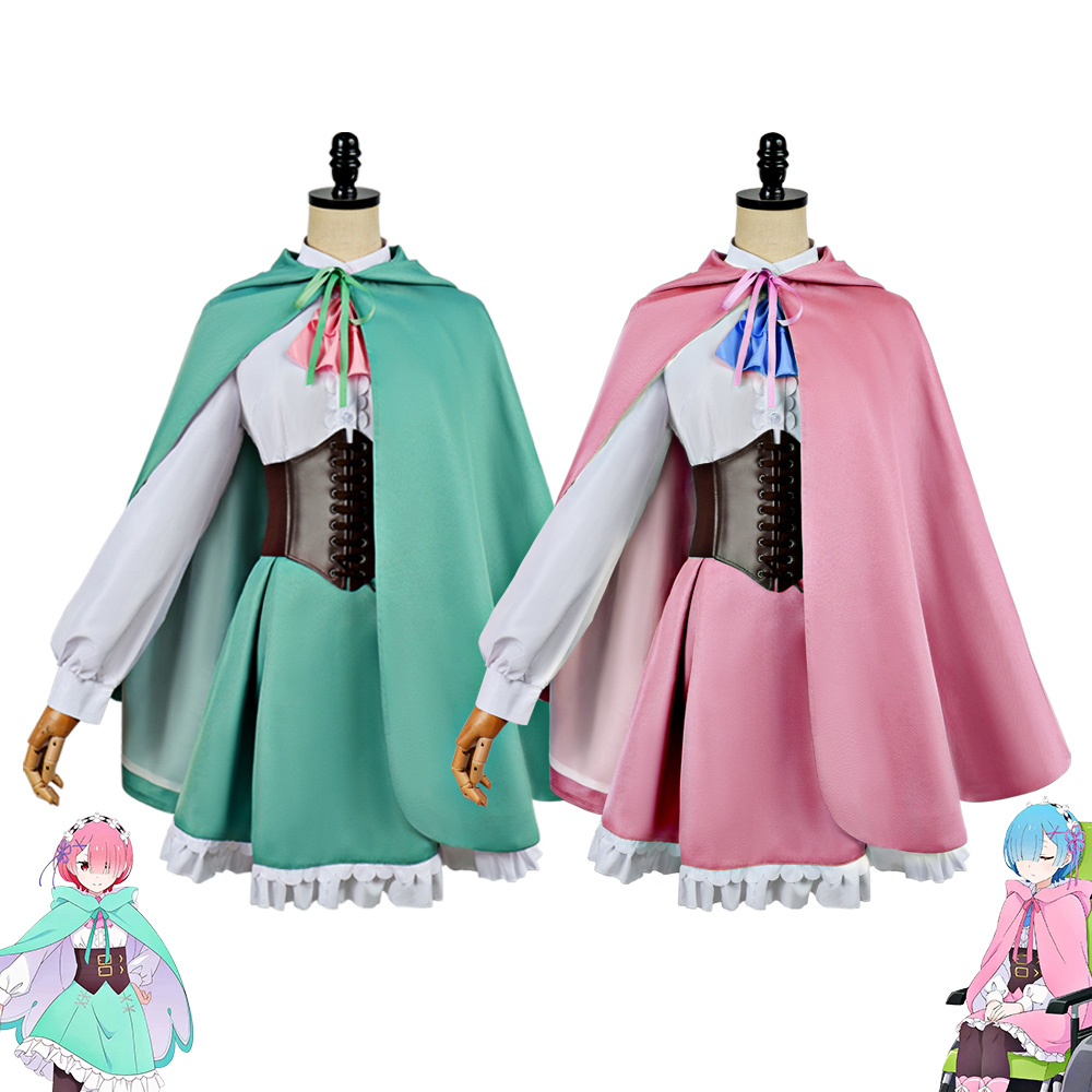 Anime Cosplay Maid - Anime Re: Zero Rem Ram Cosplay