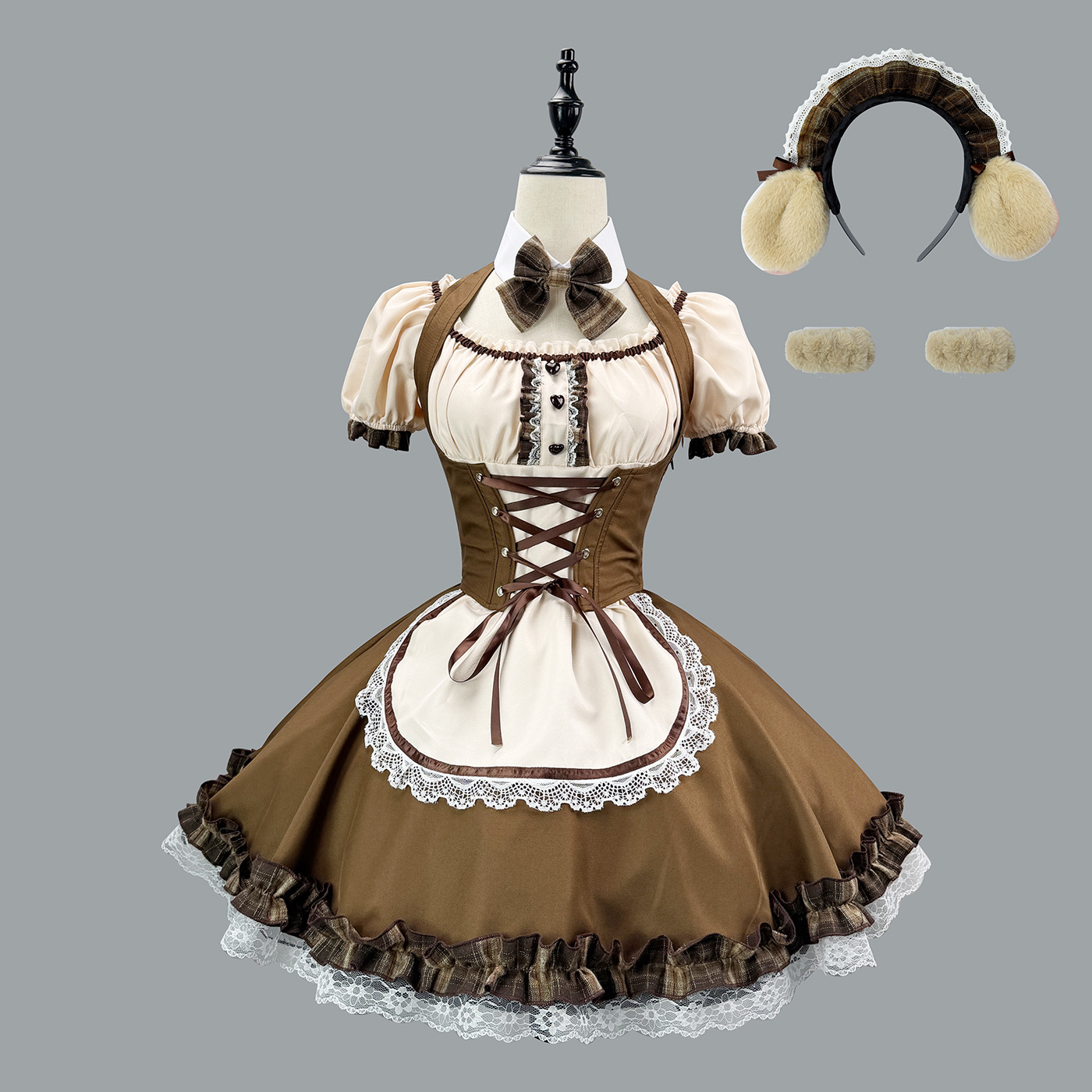 Anime Cosplay Maid - Anime Cosplay Kostüm Hizmetçi Elbisesi Lolita