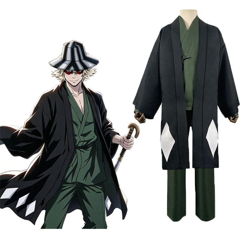 Anime Urahara Kisuke Cosplay B - Bleach Captain Coat incelemesi ve fiyatı