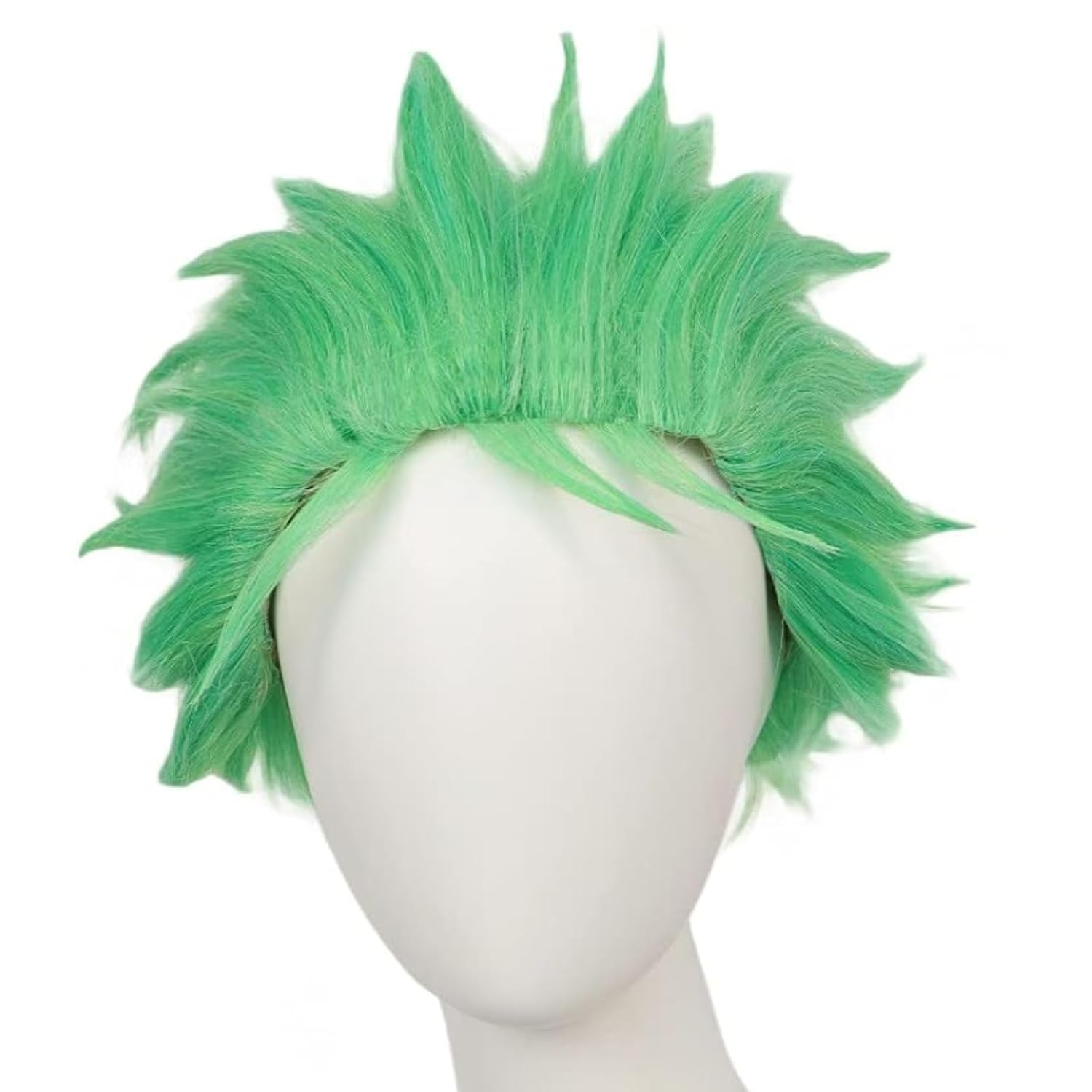 Erkekler için kısa Yeşil Peruk - Cosplay Anime Zoro incelemesi ve fiyatı