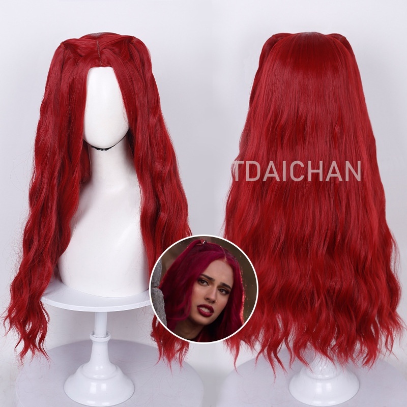 Kıvırcık Cosplay Peruk Kırmızı - Anime Cosplay With Red Hair incelemesi ve fiyatı
