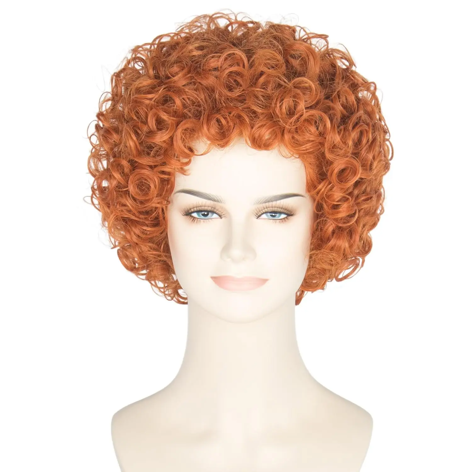 Kadın Kısa Kıvırcık Kırmızı Ka - Anime Cosplay With Red Hair incelemesi ve fiyatı