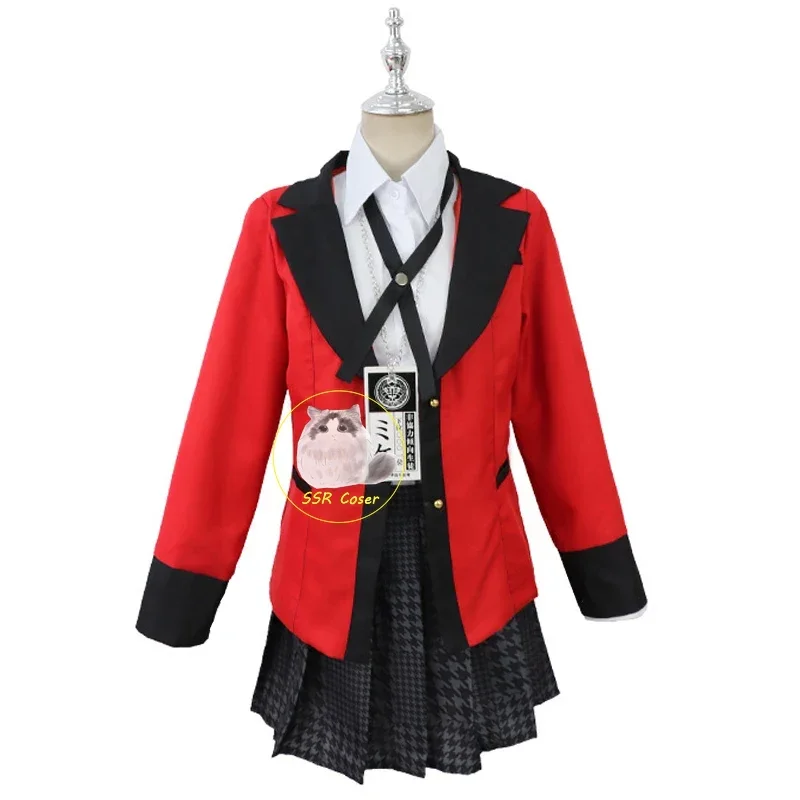 Anime Jabami Yumeko Cosplay ko - Anime Cosplay Kakegurui incelemesi ve fiyatı