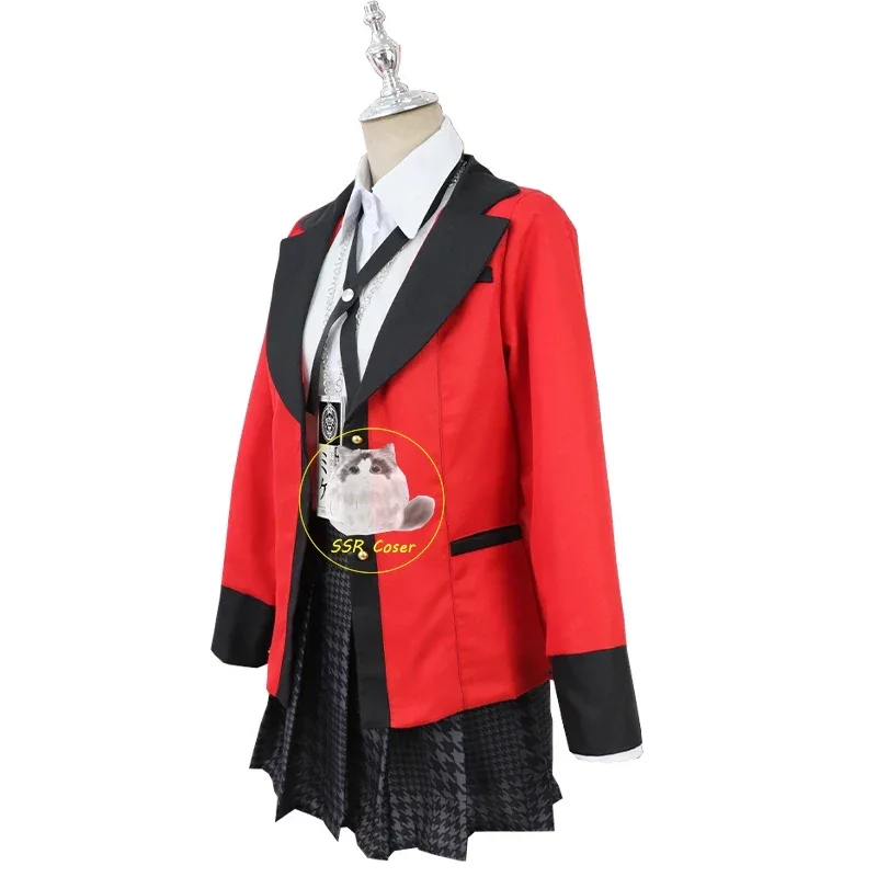 Anime Jabami Yumeko Cosplay ko - Anime Cosplay Kakegurui incelemesi ve fiyatı