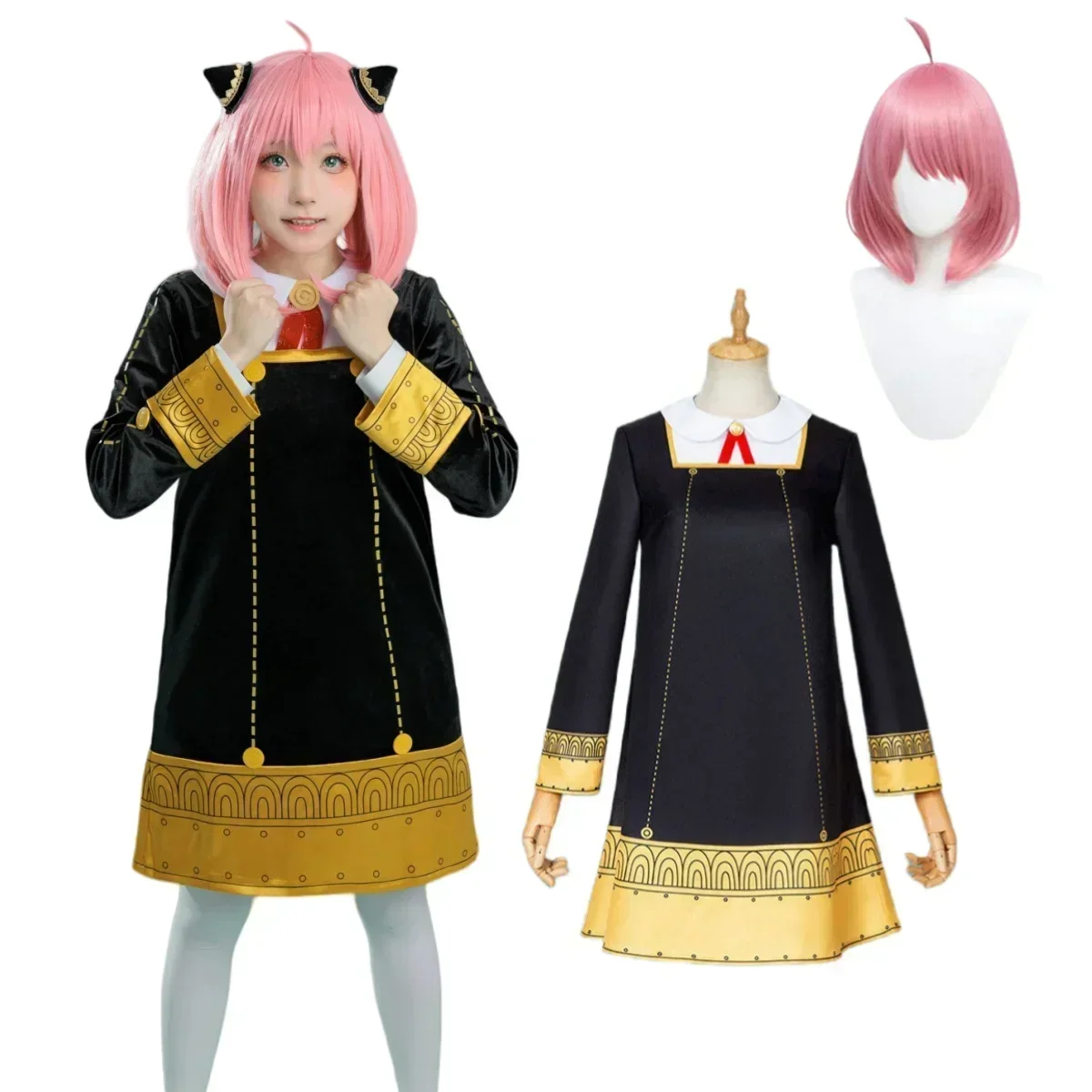 2026 Anime Anya Forger Cosplay - Anime Cosplay Toddler incelemesi ve fiyatı