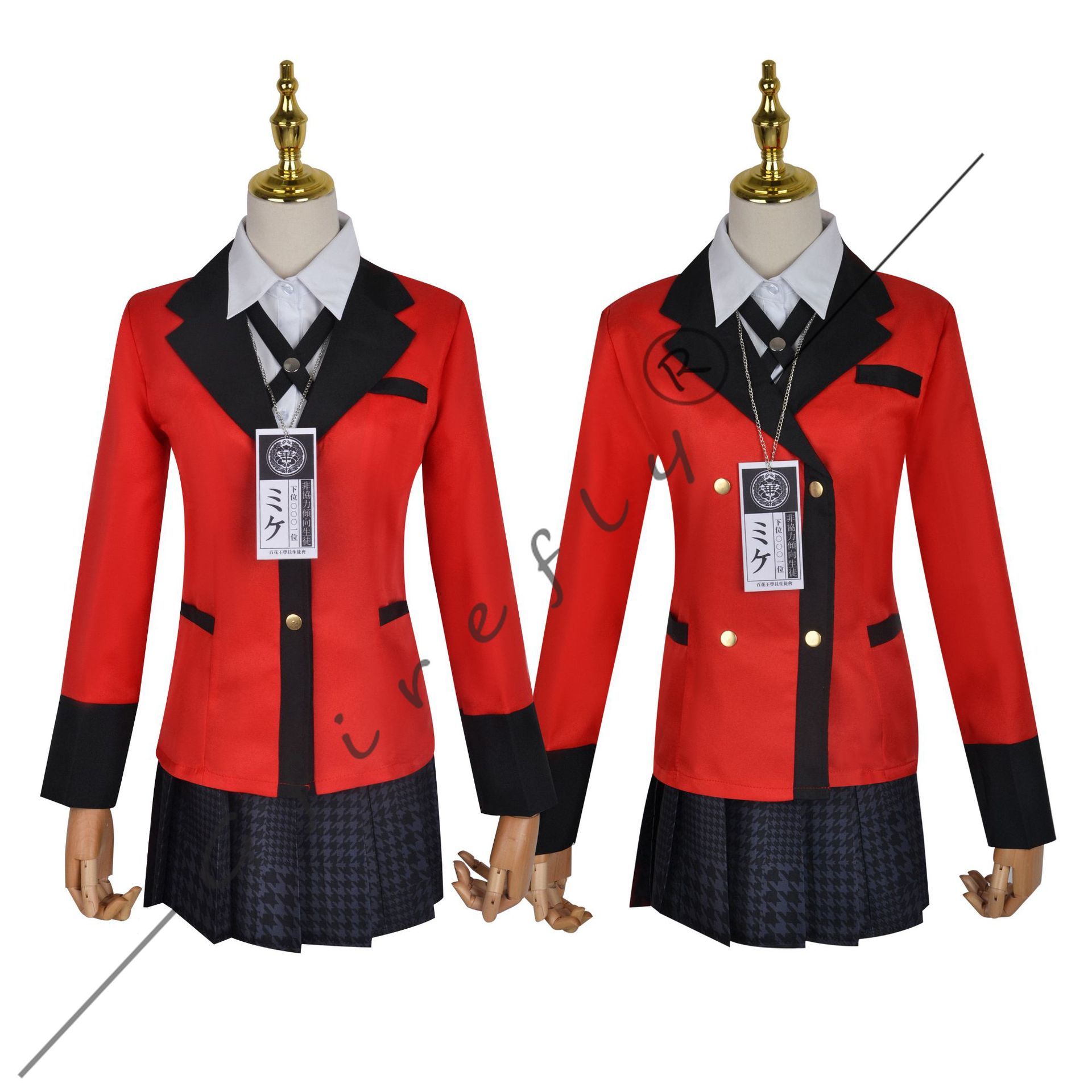 Kakegurui Cosplay Kostüm Jyaba - Anime Cosplay Kakegurui incelemesi ve fiyatı