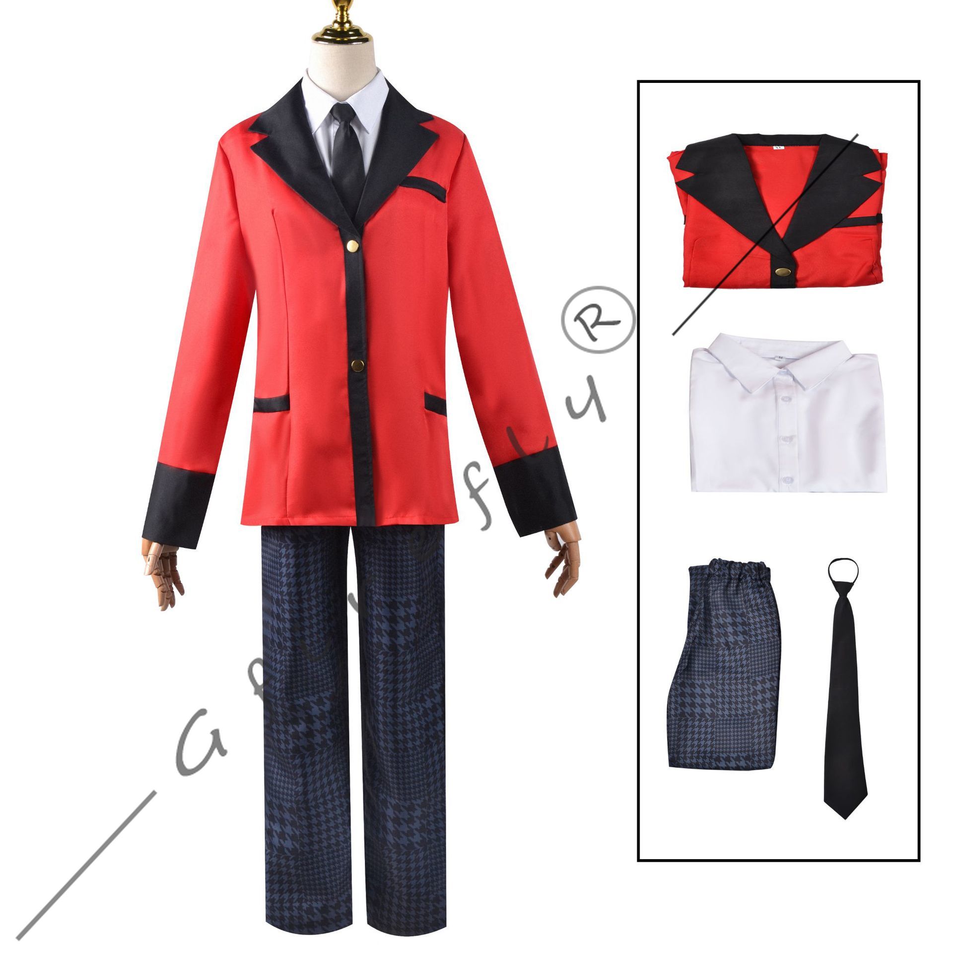 Kakegurui Cosplay Kostüm Jyaba - Anime Cosplay Kakegurui incelemesi ve fiyatı