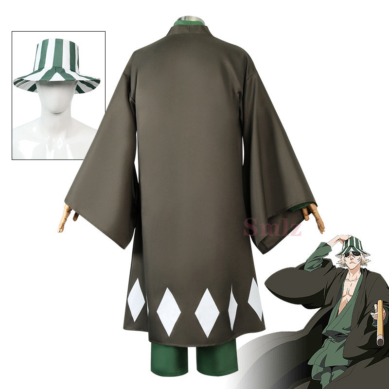 Urahara Kisuke Cosplay Anime B - Bleach Captain Coat incelemesi ve fiyatı