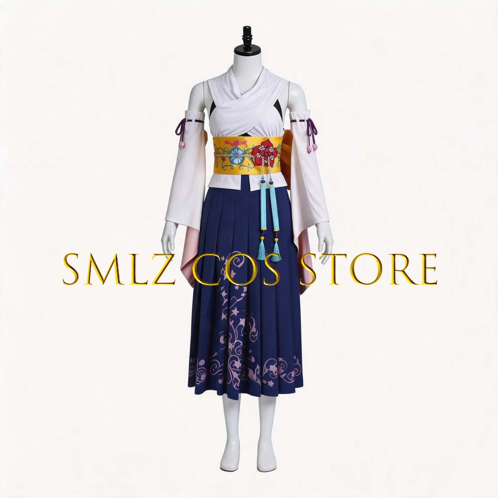 Smlz FFX Yuna Cosplay Anime FF - Anime Cosplay For Halloween incelemesi ve fiyatı
