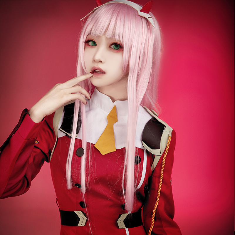 2018 Yeni Japon Anime DARLING  - Anime Cosplay Zero Two incelemesi ve fiyatı