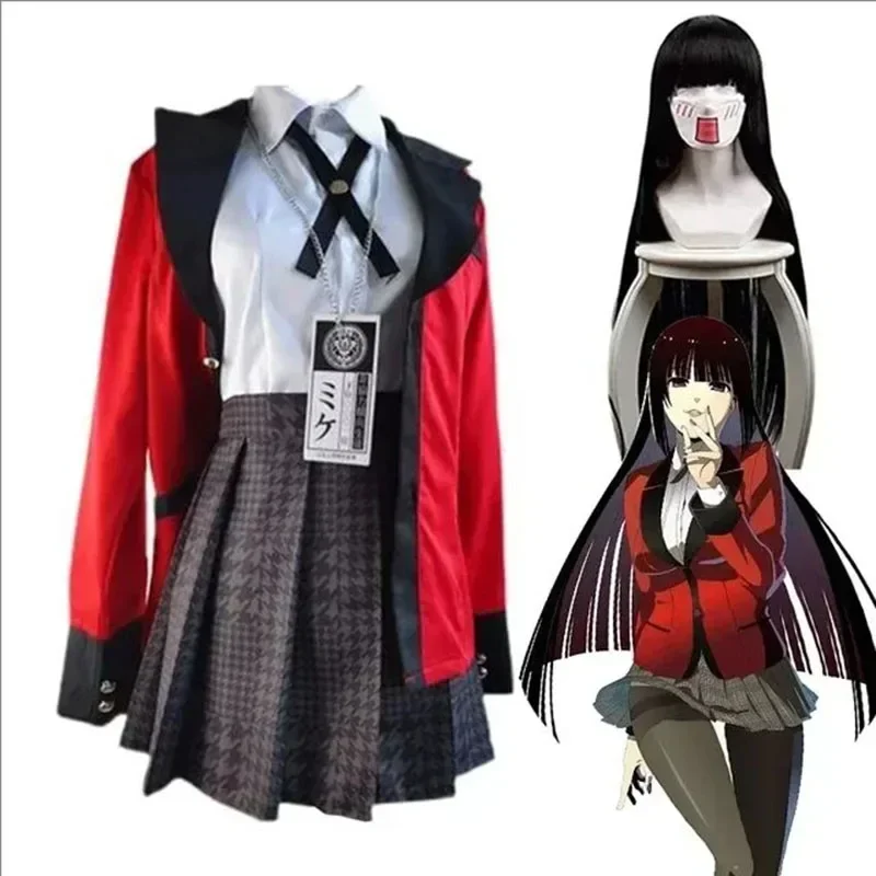 Anime Kakegurui Jabami Yumeko  - Anime Cosplay Kakegurui incelemesi ve fiyatı
