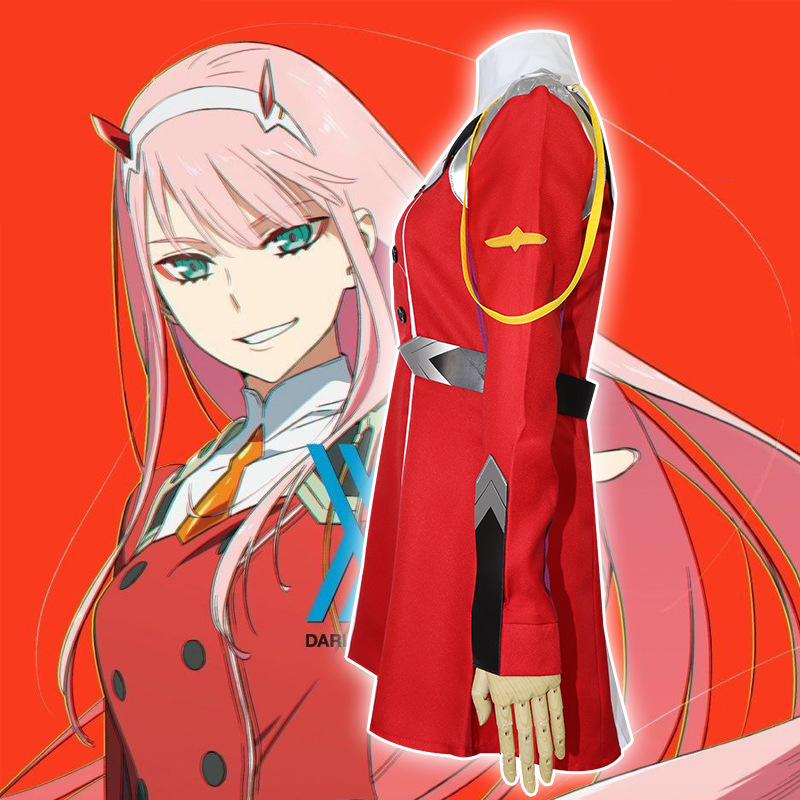 Anime 02 elbiseler sevgilim FR - Anime Cosplay Zero Two incelemesi ve fiyatı