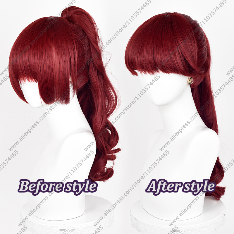 Anime Kasumi Yoshizawa Cosplay - Anime Cosplay With Red Hair incelemesi ve fiyatı