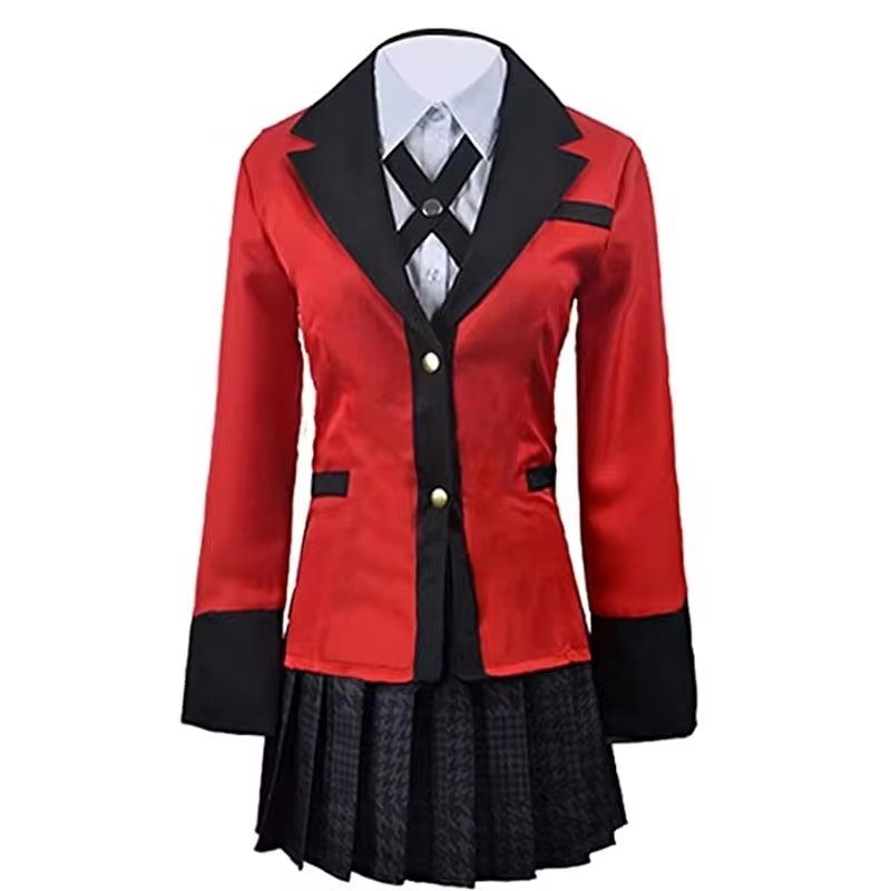 Kakegurui Jabami Yumeko Cospla - Anime Cosplay Kakegurui incelemesi ve fiyatı