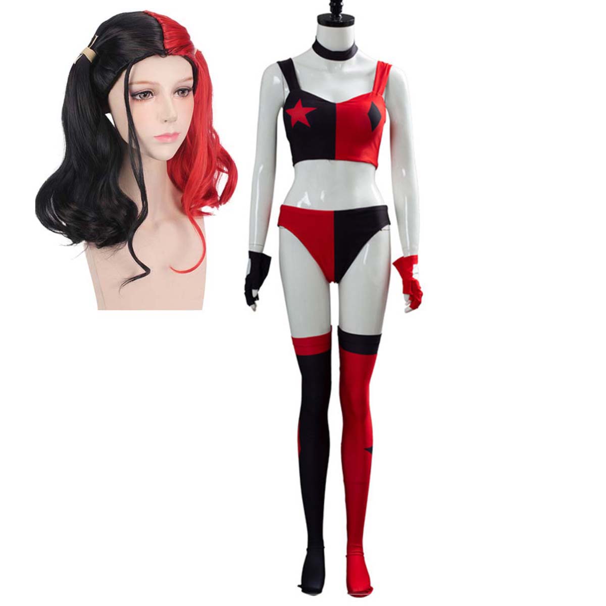 Kadınlar Cadılar Bayramı Süper - Anime Harley Quinn Cosplay incelemesi ve fiyatı